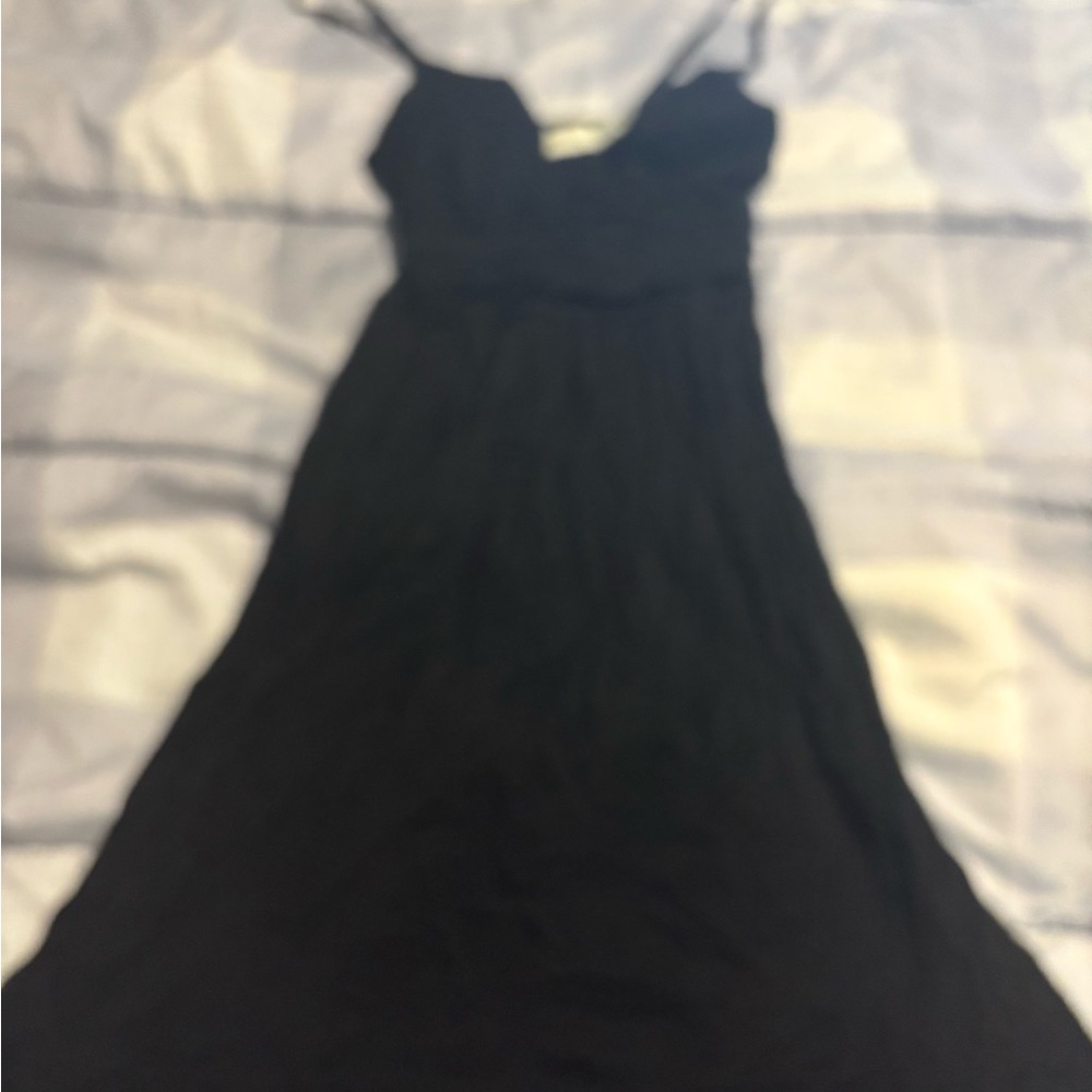 Costa Blanca Black Maxi Dress